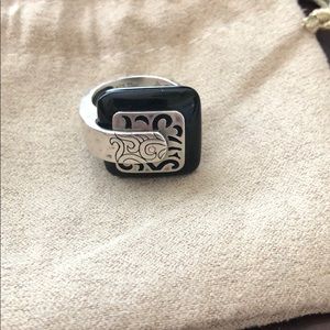 Silpada Jewelry - Silpada Sterling Silver Black Agate Ring Size 7 Silpada Jewelry - Silpada Sterling Silver Black Agate Ring Size 7